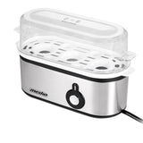 Mesko MS 4485 Cozedor de Ovos para 1 a 3 Ovos, 350 W, Pinças, Ficha Reino Unido