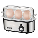 Mesko MS 4485 Cozedor de Ovos para 1 a 3 Ovos, 350 W, Pinças, Ficha Reino Unido