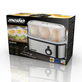 Mesko MS 4485 Cozedor de Ovos para 1 a 3 Ovos, 350 W, Pinças, Ficha Reino Unido
