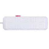 Regleta de enchufes Maclean, cable alargador 2 tomas + 3xUSB, 110-240 V CA 50/60 Hz, 2,1 A máx. 2500 W, 3 m, blanco, MCE388 W