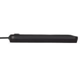 Regleta Maclean, cable de extensión de 5 tomas + 3xUSB, 110-240V CA 50/60Hz, 2,1A máx. 2500W, 1,5m, negro, MCE395 B