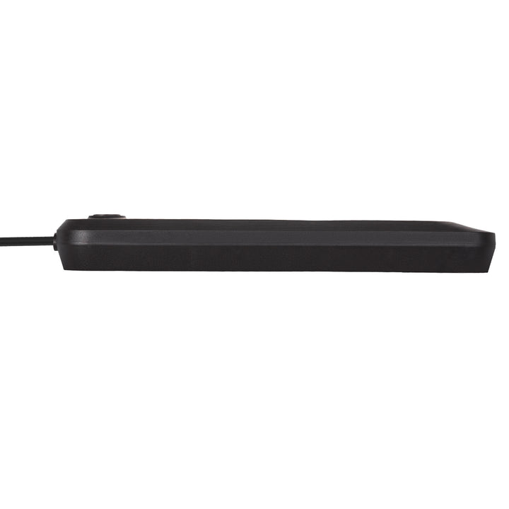Regleta Maclean, cable de extensión de 5 tomas + 3xUSB, 110-240V CA 50/60Hz, 2,1A máx. 2500W, 1,5m, negro, MCE395 B