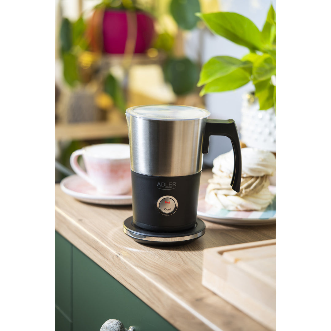 Espumador de leche Adler, eléctrico, caliente y frío, max. 1000W, AD 4497