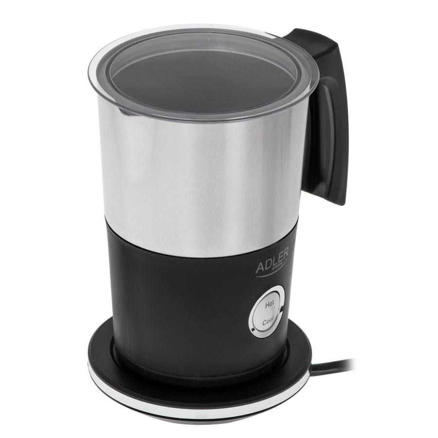 Espumador de leite Adler, elétrico, quente e frio, máx. 1000 W, AD 4497