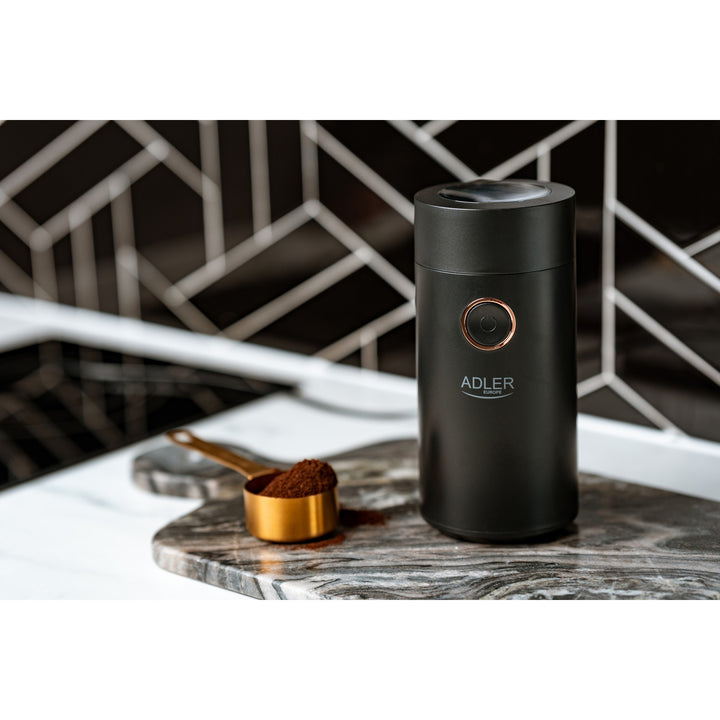 Adler AD 4446BG Molinillo de café eléctrico, 150W, negro
