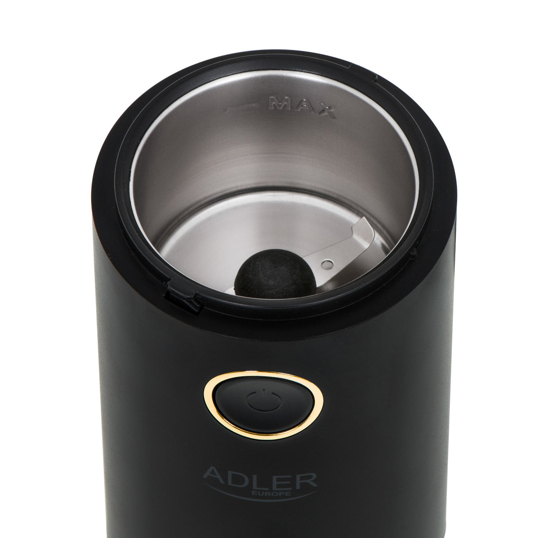 Adler AD 4446BG Molinillo de café eléctrico, 150W, negro