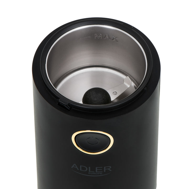 Adler AD 4446BG Molinillo de café eléctrico, 150W, negro