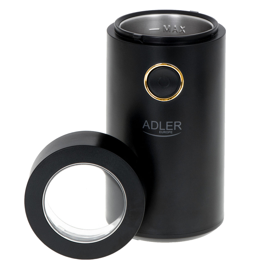Adler AD 4446BG Molinillo de café eléctrico, 150W, negro