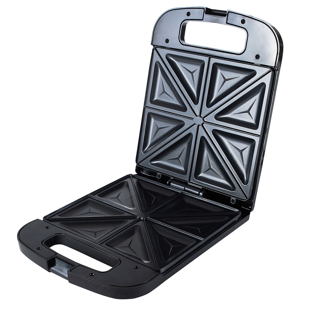 Adler AD 3055 negra sandwichera de 2000 W para 4 sandwiches