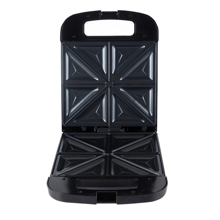 Adler AD 3055 negra sandwichera de 2000 W para 4 sandwiches