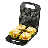 Sanduicheira Adler AD 3055 preta de 2000 W para 4 sanduíches