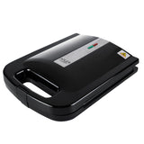 Sanduicheira Adler AD 3055 preta de 2000 W para 4 sanduíches