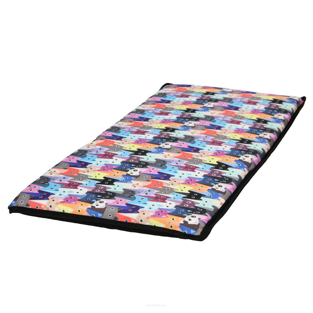 Cojín cama para gato para el hueco de la ventana 25x55cm estampado Bertoni MEOW
