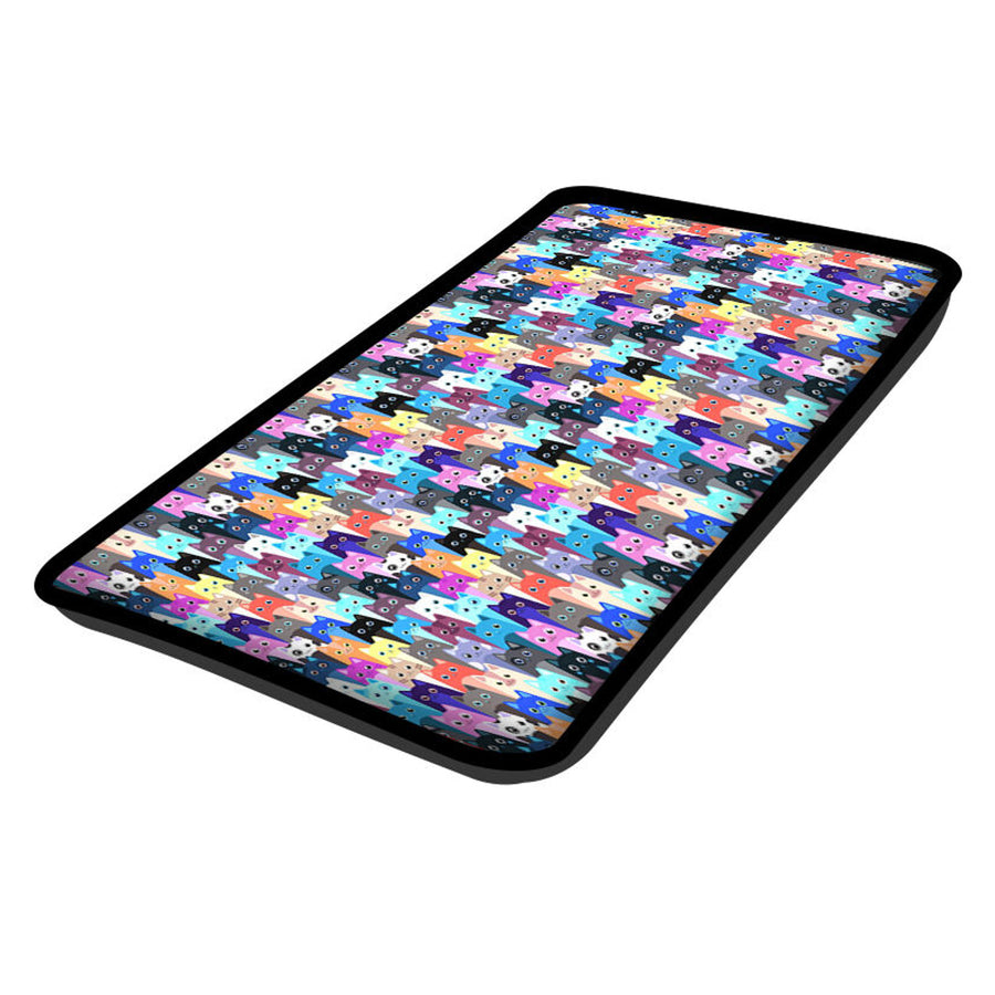 Almofada para cama de gato para nicho de janela 25x55cm Bertoni MEOW print