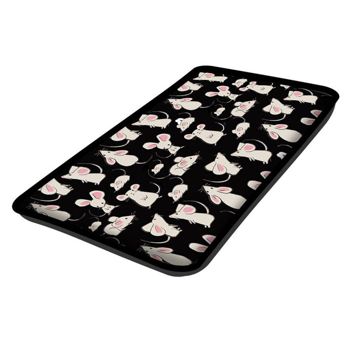 Cojín cama para gato para alféizar de ventana 25x55cm Dibujo Bertoni Ratones