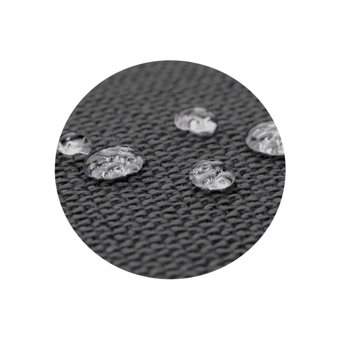 Conjunto de jardim preto 120x60x50cm + 2 almofadas 42 x 42 cm