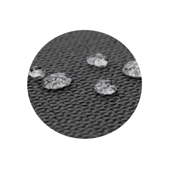 Conjunto de jardim preto 120x60x50cm + 2 almofadas 42 x 42 cm