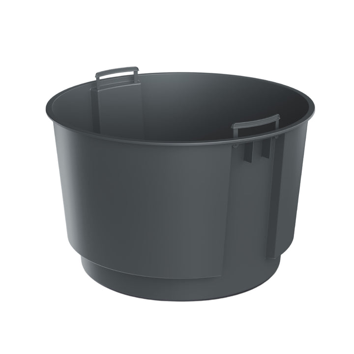 Vaso de flores Prosperplast com inserto, altura 45 cm, antracite, Heos