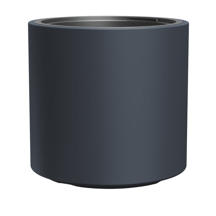 Vaso de flores Prosperplast com inserto, altura 45 cm, antracite, Heos
