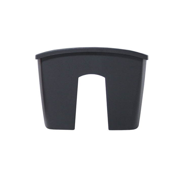 Floreira balaustrada de varanda Prosperplast, 58 cm, antracite, DCRO600