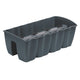 Maceta para balaustrada de balcón Prosperplast, 58 cm, antracita, DCRO600