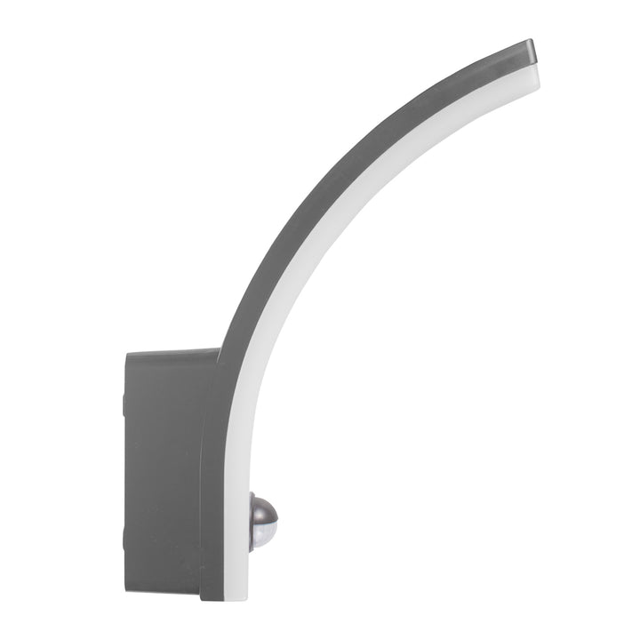 Luz LED com sensor de movimento Maclean, sensor de movimento PIR, cinzento, 20 W, IP65, 2000 lm, branco neutro (4000 K) MCE512 GR, pacote de 2