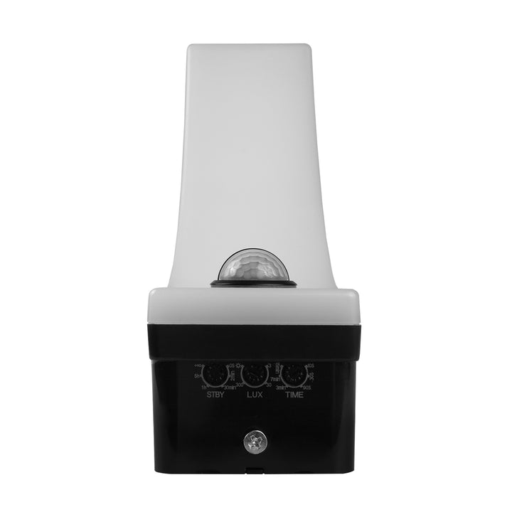 Luz LED com sensor de movimento Maclean, sensor de movimento PIR, preta, 20 W, IP65, 2000 lm, branco neutro (4000 K) MCE512 B, pacote de 2