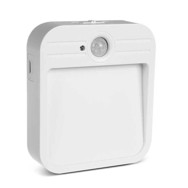 Maclean MCE236 Luz de escada LED, com sensor de movimento, 4000K, 3,7V/500mAh, 4 LEDs, alcance de 3 a 4m, pacote de 2
