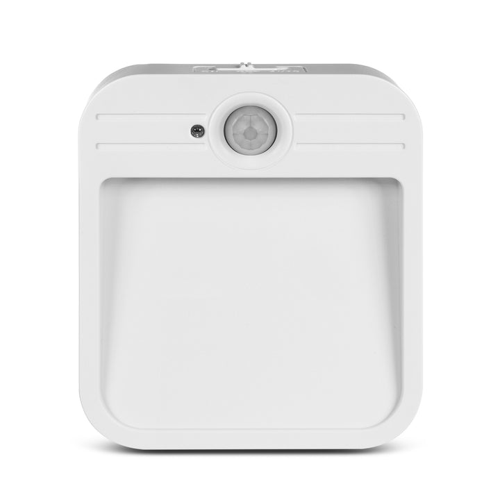 Maclean MCE236 Luz de escada LED, com sensor de movimento, 4000K, 3,7V/500mAh, 4 LEDs, alcance de 3 a 4m, pacote de 2