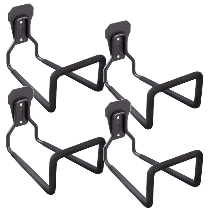 Suporte de parede Maclean Garage para pneus, ferramentas de jardim, escadas, mangueiras, bicicletas, aço, carga máxima de 35 kg, MC-441, 4 peças