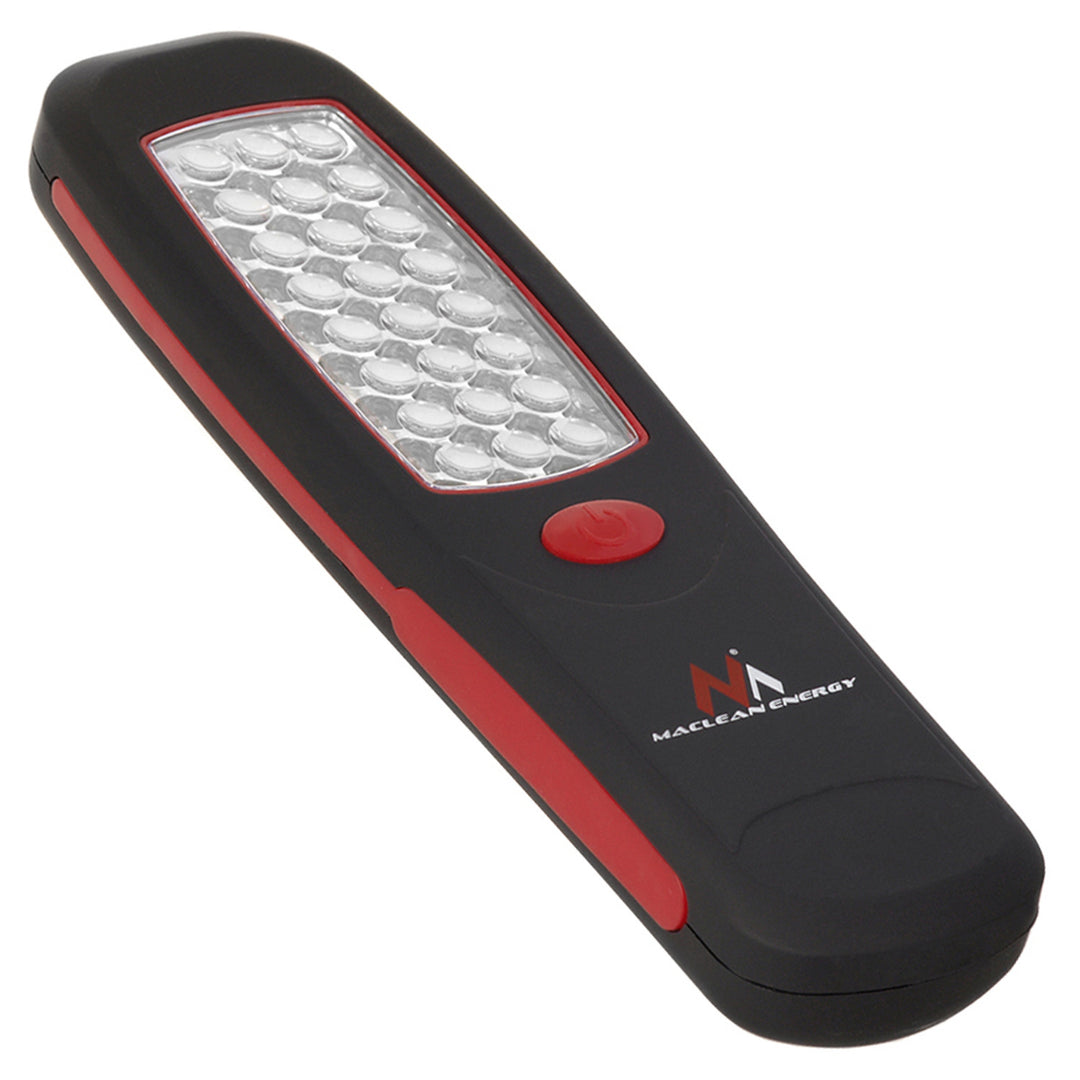 Lâmpada de oficina Maclean MCE03 24 LED, íman, gancho, 2 peças