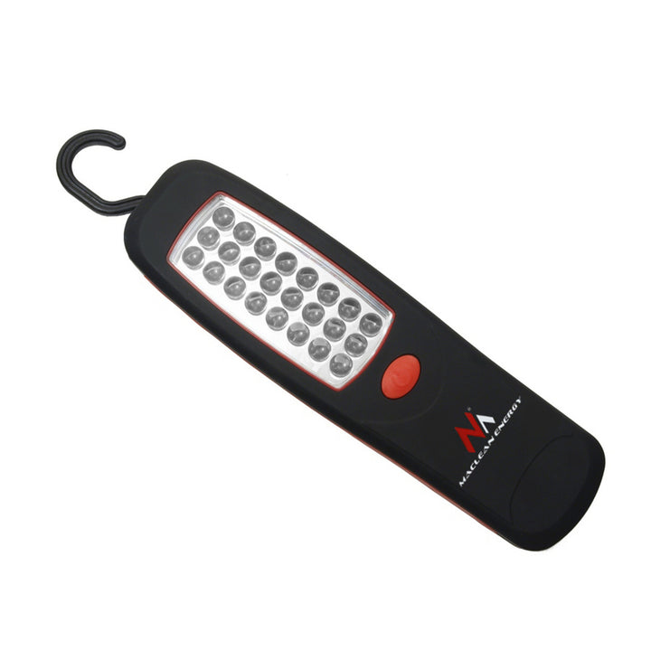 Lâmpada de oficina Maclean MCE03 24 LED, íman, gancho, 2 peças