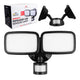 Lámpara LED de pared Maclean, con sensor PIR, 20 W, 1500 lm, IP65, blanco neutro 4000 K, negra, MCE524 B