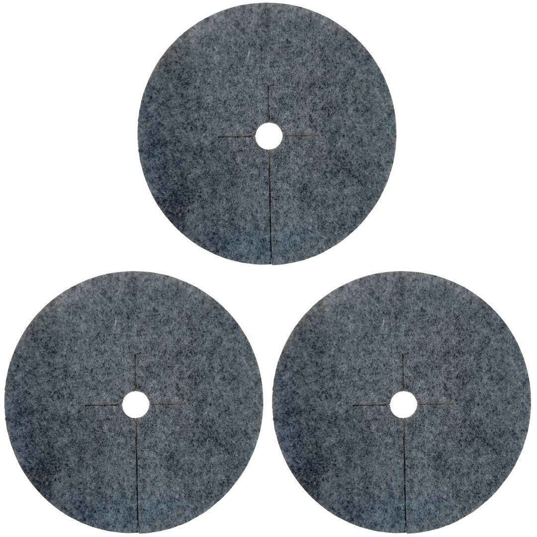 Juego de discos antihierba Bertoni, 3 piezas, 50 cm, gris