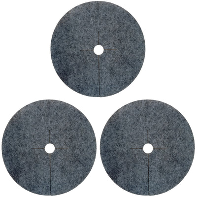 Conjunto de discos de controlo de ervas daninhas Bertoni, 3 peças, 60 cm, cinzento