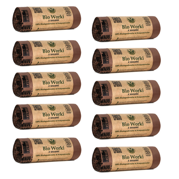 BIO bolsas compostables 20 litros 10x20 unidades