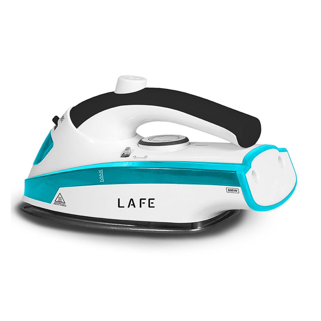 Plancha turística Lafe, vapor, 800W, suela antiadherente de teflón, SteamGo