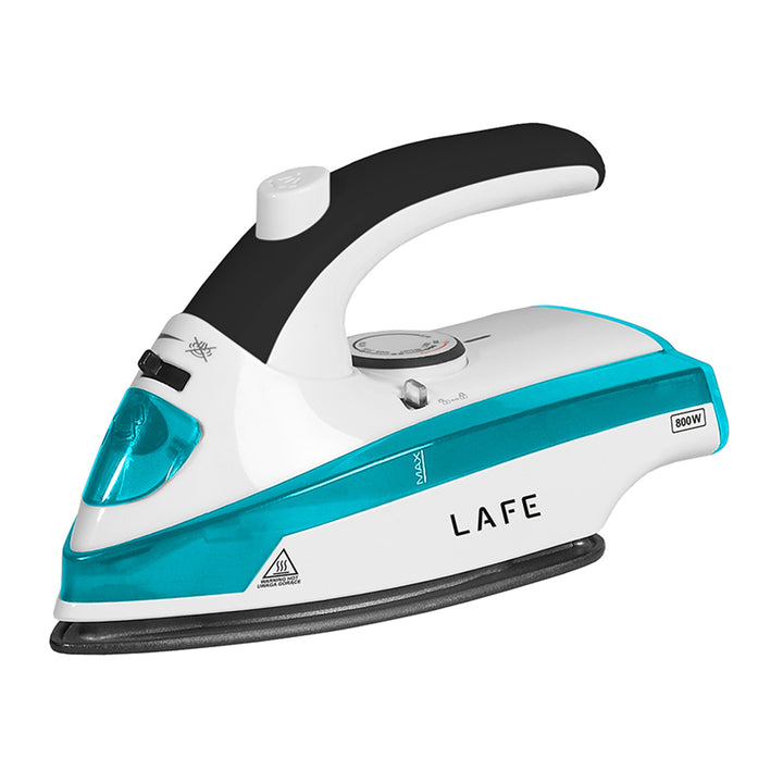 Plancha turística Lafe, vapor, 800W, suela antiadherente de teflón, SteamGo