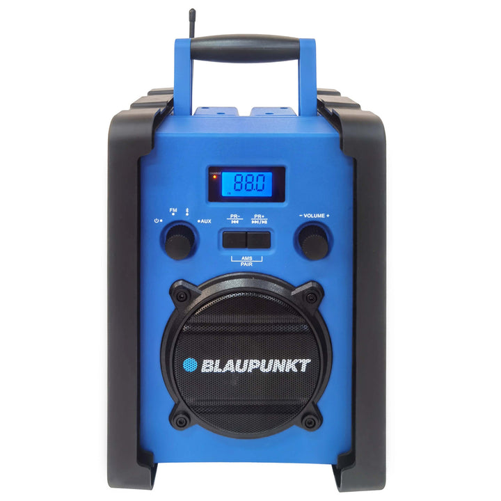 Rádio portátil Blaupunkt, Bluetooth, AUX, ecrã LCD, PP30 estaleiro de construção
