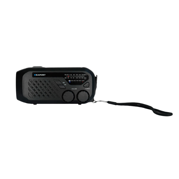 Rádio Blaupunkt alimentado por rede elétrica/bateria, lanterna LED, indicador SOS, antena, ER10