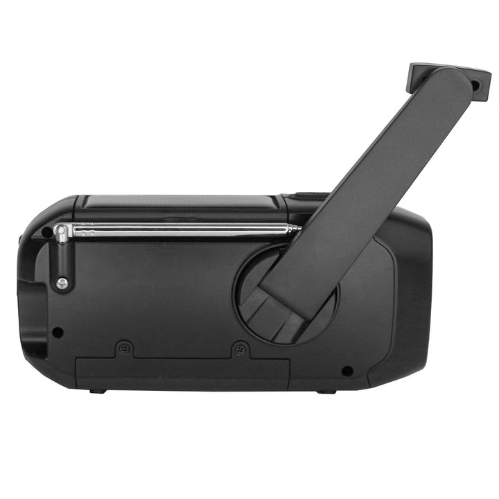 Rádio Blaupunkt alimentado por rede elétrica/bateria, lanterna LED, indicador SOS, antena, ER10