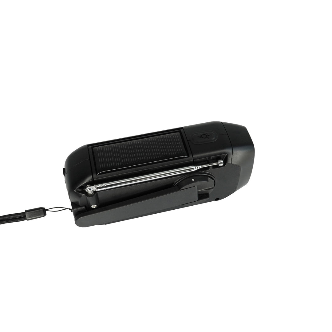 Rádio Blaupunkt alimentado por rede elétrica/bateria, lanterna LED, indicador SOS, antena, ER10