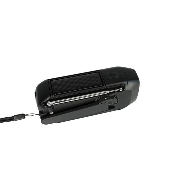Rádio Blaupunkt alimentado por rede elétrica/bateria, lanterna LED, indicador SOS, antena, ER10