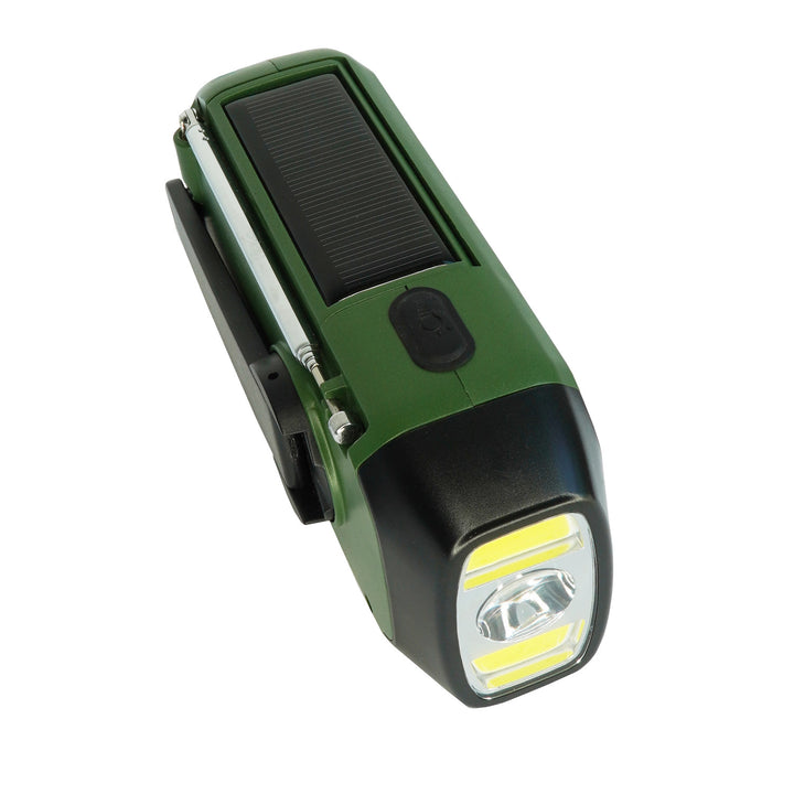 Rádio Blaupunkt alimentado por rede elétrica/bateria, lanterna LED, indicador SOS, antena, ER20