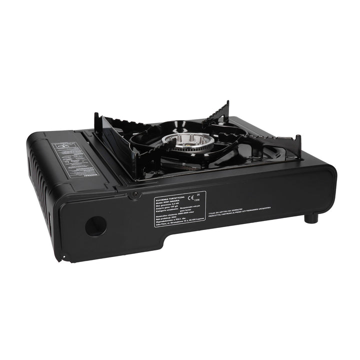 Hornillo de camping Alpen Camping, potencia: 2,0 kW, consumo de gas 146g/h, tipo de gas - butano, BAVARIA
