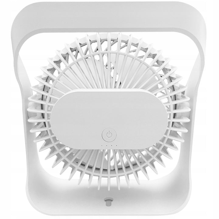 Ventilador de mesa sem fios LTC LXWB16, carregamento USB-C, 4 definições de velocidade, bateria de 2000 mAh