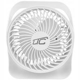 Ventilador de mesa sem fios LTC LXWB16, carregamento USB-C, 4 definições de velocidade, bateria de 2000 mAh