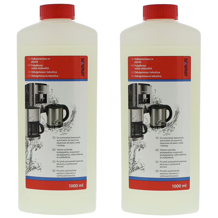 Descalcificador para cafeteras, hervidores, 1 litro, universal, Scanpart, 2 piezas