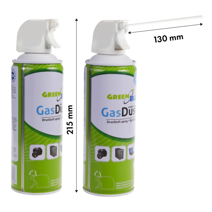 Pulverizador de pistola de ar comprimido GreenBlue GB400 400ml - Pulverizador de pistola, 9 peças