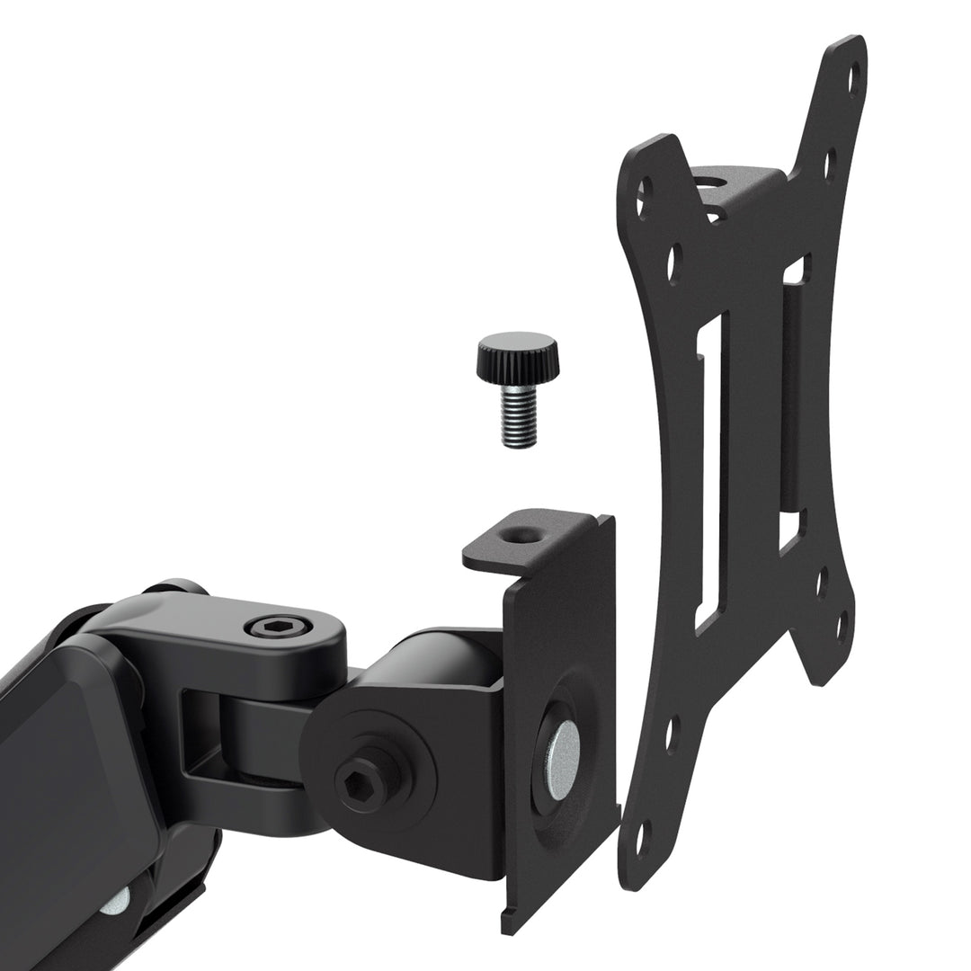 Soporte de monitor Maclean, resorte de gas, 17"-32", 2-10kg, negro, MC-133